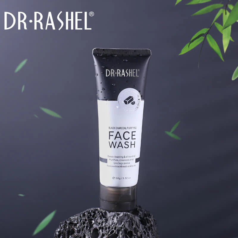 Dr. Rashel Black Charcoal Purifying Face Wash – 100g