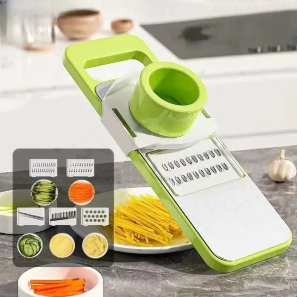 5in1 Vegetable Cutter Stainless Steel Multifunctional Grater For Vegetables Slicers Shredders Peeler