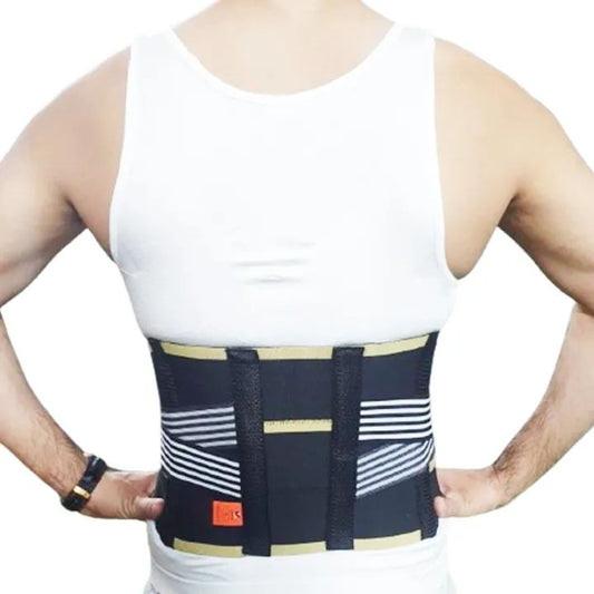 Adjustable Back support Belt for lower back pain Relief with Steel Plate