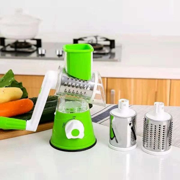 Tabletop Drum Grater | Manual Vegetable Cutter Slicer & Grater | Multi-functional Kitchen Gadget (random Colors)