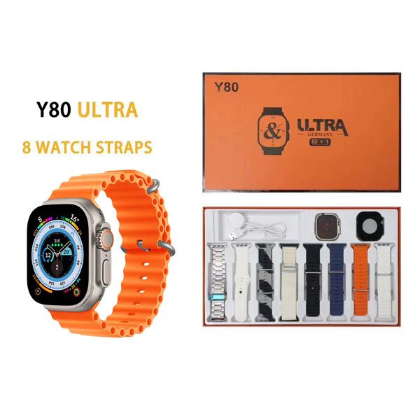 Y80 ULTRA Smart Watch Plus 8 strap combination with 2.02 inch high definition large screen